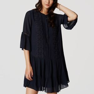 Loft Lacy Flounce Dress